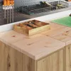 vidaXL Garážová skříň Artisan dub masiv borovice Náhled obrázku produktu 3