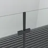 Duschabtrennungen Glas Badewanne schwarz 120x140cm 2 teilig Produktbild-Vorschau 5