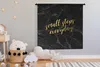 MuchoWow® Wandteppich Wandbehang Zitate - Schritt - Marmor Produktbild-Vorschau 3