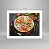 Poster - Poster ohne Rahmen - Pizza Käse Tomaten - 50x40 cm Produktbild-Vorschau 4