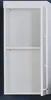 An empty white cabinet with a partially open door. Náhľad obrázku produktu