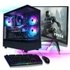 Gaming Komplett PC Set - AMD Ryzen 7 5700X - GeForce RTX Produktbild-Vorschau 1