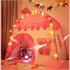 Kinderspielzelt Spielzelt für Kinder mit Sternenlichtern Produktbild-Vorschau 7