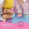 Scarpe per bambole BABY born con bottoni, 2 paia. 43 cm. Anteprima dell’immagine prodotto 6