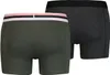 Herren Boxershorts Puma Placed Logo Boxer 2er-Pack Army Produktbild-Vorschau 4