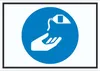 Hautschutzmittel benutzen Symbol Schild A5 (148x210mm) Produktbild-Vorschau 1