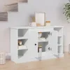 vidaXL Credenza bianca 100x35,5x60 cm Materiale ligneo Anteprima dell’immagine prodotto 3