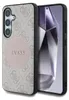 Handyhülle Galaxy S25 Guess Kunstleder rosa MagSafe Logo Produktbild-Vorschau 1
