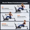 Rameur pliable à double rame magnétique MERACH, 16 niveaux Voir les images du produit 3