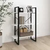 vidaXL Bücherregal Weiß 80x30x105 cm Holzwerkstoff Produktbild-Vorschau 2
