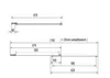 Technical drawing with dimensions for a shower enclosure. Produktbild-Vorschau