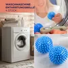 Waschmaschinen-Weichspülkugeln 4er-Floccules Produktbild-Vorschau 3