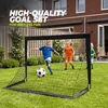 Set di porte da calcio VirtuFit Pop-Up 120 x 90 cm con Anteprima dell’immagine prodotto 2