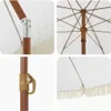 vidaXL Parasol plażowy szaro-biały 160 x 160 x 196 cm Podgląd zdjęcia produktu 4