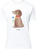 Mr. & Mrs. Panda Größe XL T-Shirt Hund Blume - Weiß - Produktbild-Vorschau 1