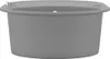 vidaXL Évier en granit simple bassin ovale gris Voir les images du produit 6