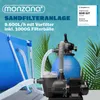 MONZANA® Sistema di Filtraggio a Sabbia 9.600 L/h Serbatoio Anteprima dell’immagine prodotto 6