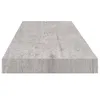 vidaXL Plovoucí police 4 ks. Betonově šedá 80x23,5x3,8 cm Náhled obrázku produktu 7