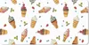 MuchoWow® Mauspad Mousepad Muster - Sommer - Eiscreme 60x30 Produktbild-Vorschau 1