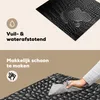 KitchenYeah© Herdabdeckplatte Leder - Textur - Schwarz - Produktbild-Vorschau 2