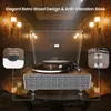 Retro-Walnuss Bluetooth-Plattenspieler Turntables mit 4 Produktbild-Vorschau 8