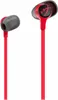 A pair of red and gray earbuds are shown against a white background. Anteprima dell’immagine prodotto