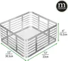 mDesign Allzweckkorb Gitterbox Drahtkorb Aufbewahrung 3er Produktbild-Vorschau 2