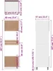 vidaXL Armoire pour micro-ondes Chêne fumé 60x57x207 cm Voir les images du produit 8