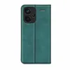 A teal-colored flip-style phone case is shown against a white background. Produktbild-Vorschau