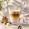 12x Kaffeegläser 170 ml mit Henkel für 6 Personen – Produktbild-Vorschau 5