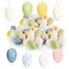 com-four® 72x Dekoaufhänger Ostern - Oster-Eier aus Produktbild-Vorschau 1