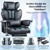 Bürostuhl mit Fußstütze - Ergonomischer Schreibtischstuhl Produktbild-Vorschau 5