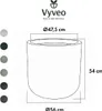 Vyveo - Blumentopf Orena - Weiß - 56x54 Produktbild-Vorschau 3