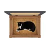 QLS Hunde- Katzenhaus aus Holz 53x39 cm Isoliert Winterfest Produktbild-Vorschau 8