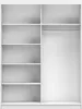Schwebetürenschrank Kleiderschrank Schrank 150 cm mit Produktbild-Vorschau 5
