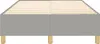vidaXL Boxspringbettgestell Hellgrau 120x200 cm Stoff Produktbild-Vorschau 4