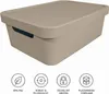 Plastard Boxen 19 L, 3er-Set, stapelbar, BPA-frei, Beige, Produktbild-Vorschau 5