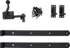 Classic Staketenzaun-Tor Set (schwarz) aus Edelkastanie, Produktbild-Vorschau 4
