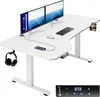 Casaria Bureau réglable en hauteur électrique Blanc 160cm Voir les images du produit 2