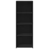 Highboard Schwarz 45x41x124 cm Holzwerkstoff Produktbild-Vorschau 4