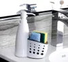 Butelka dozująca 2 w 1 na detergent i gąbkę, biała, Podgląd zdjęcia produktu 11