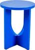 A blue side table on a white background. Produktbild-Vorschau