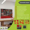 Werkzeugwand Wandregal mit 116x78cm Abmessungen Behälter 23 Produktbild-Vorschau 12