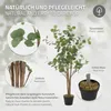ML-Design umelý eukalyptus 120 cm, umelá rastlina s kmeňom Náhľad obrázku produktu 4