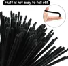 Schwarz Pfeifenreiniger 6mm, 100 Stš¹ck Pfeifenputzer zum Produktbild-Vorschau 3
