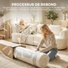 Sweiko 3-Sitzer-Sofa, 260 cm Chenille-Sofa mit breiter Produktbild-Vorschau 9