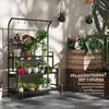 Outsunny Pflanzenständer, Blumenständer mit 3 Ebenen, Produktbild-Vorschau 4