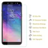 A smartphone screen protector is shown next to a smartphone, with feature callouts. Produktbild-Vorschau