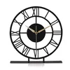 Opviq, Roman - Black, Tischuhren, Schwarz, Metall, 22,5 x 4 Produktbild-Vorschau 3