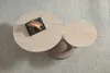 riess-ambiente Couchtisch DANCING RINGS natur travertin Produktbild-Vorschau 14
